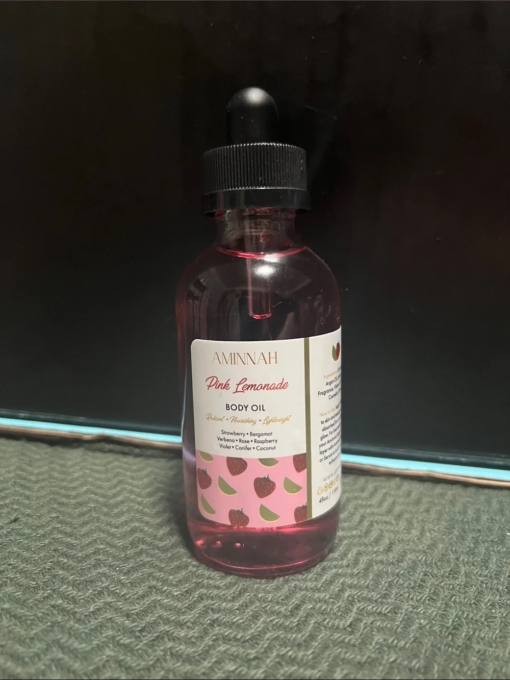 AMINNAH Pink Lemonade Body Oil - Pink